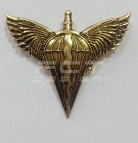 Беретний знак кокарда ДШВ метал