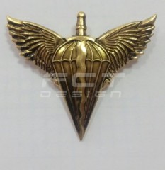 Беретний знак кокарда ДШВ метал