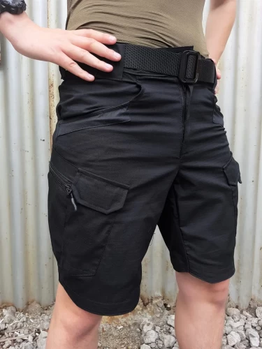 Шорти тактичні стрейч ріп-стоп чорні STURM  40-42/3 40-42/3