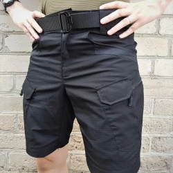 Шорты тактические стрейч рип-стоп черные STURM
