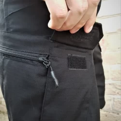 Шорты тактические стрейч рип-стоп черные STURM