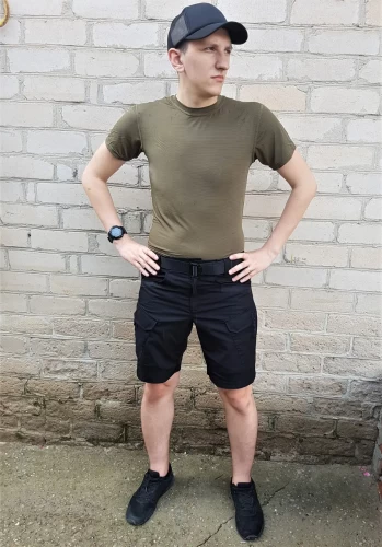 Шорти тактичні стрейч ріп-стоп чорні STURM  40-42/3 40-42/3