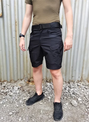 Шорти тактичні стрейч ріп-стоп чорні STURM  40-42/3 40-42/3
