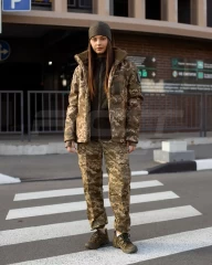 Куртка жіноча тактична зимова Хантер Софтшелл фліс піксель ЗСУ