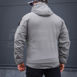 Куртка Хантер Balance 4W Stretch демісезон на флісі Сіра