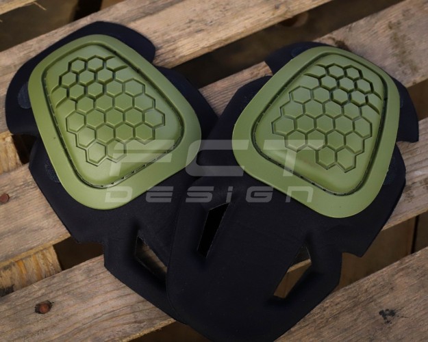 Наколінники тактичні вставні соти хакі та койот