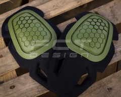 Наколінники тактичні вставні соти хакі та койот