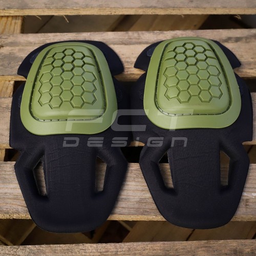 Наколінники тактичні вставні соти хакі та койот