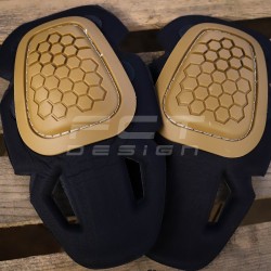 Наколенники тактические вставные соты хаки и койот