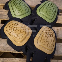 Наколенники тактические вставные соты хаки и койот