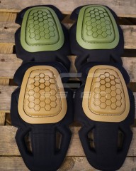 Наколінники тактичні вставні соти хакі та койот