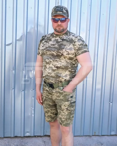 Шорти тактичні стрейч ріп-стоп STURM піксель ЗСУ 40-42/3 40-42/3