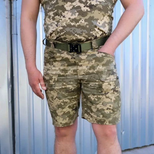 Шорти тактичні стрейч ріп-стоп STURM піксель ЗСУ 40-42/3 40-42/3