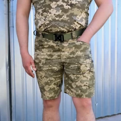 Шорты тактические стрейч рип-стоп STURM пиксель ВСУ