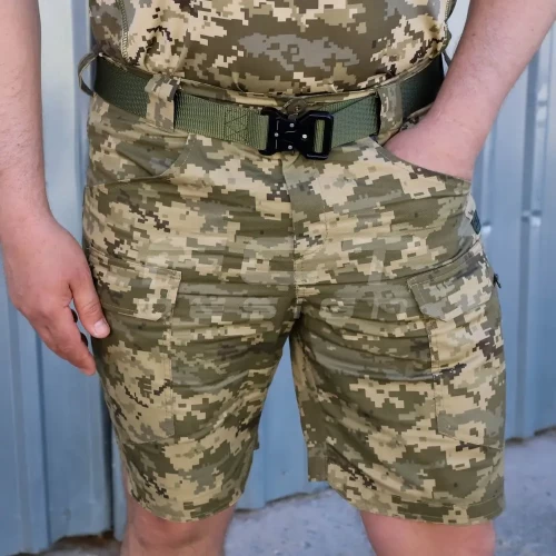 Шорти тактичні стрейч ріп-стоп STURM піксель ЗСУ 40-42/3 40-42/3