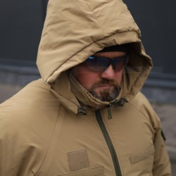 Куртка зимняя 7 слой Водоотталкивающий G-Loft Койот