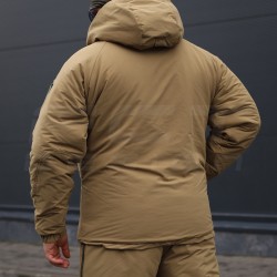 Куртка зимняя 7 слой Водоотталкивающий G-Loft Койот
