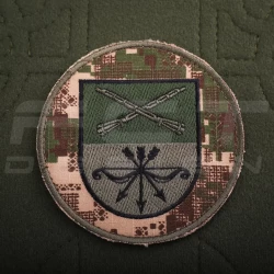 Шеврон НГУ на рукав Запорожье хищник-пиксель G0822