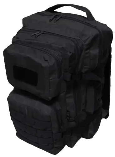 Рюкзак тактичний чорний 45 л Крінкл