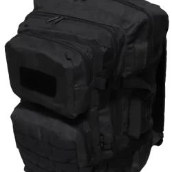 Рюкзак тактичний чорний 45 л Крінкл