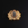 Беретный знак кокарда пластиковая Тризуб Украины 