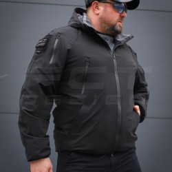 Куртка Хантер Balance 4W Stretch демісезон на флісі Чорна