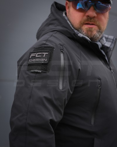 Куртка Хантер Balance 4W Stretch демісезон на флісі Чорна 40-42/3 40-42/3