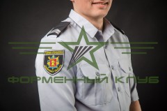 Формена сорочка Поліції для короткий рукав шведка сіра