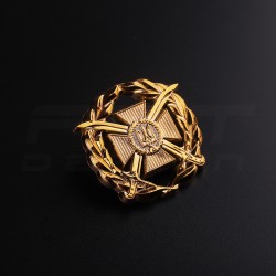 Беретний знак кокарда ЗСУ сухопутних військ України пластик