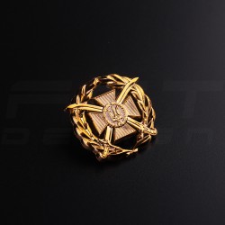 Беретний знак кокарда ЗСУ сухопутних військ України пластик