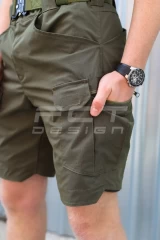 Шорти тактичні стрейч ріп-стоп STURM хакі
