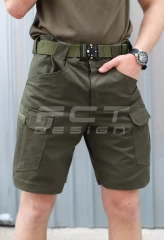 Шорти тактичні стрейч ріп-стоп STURM хакі