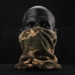 Бафф с утяжкой, шарф-труба флис Пиксель ВСУ