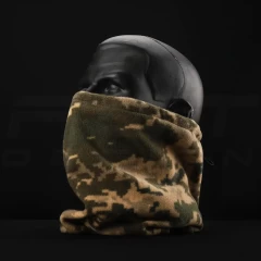 Бафф з утяжкою, шарф-труба фліс Піксель ЗСУ