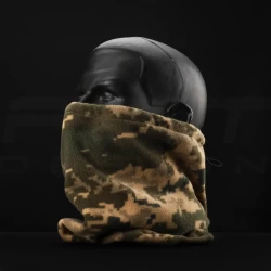 Бафф с утяжкой, шарф-труба флис Пиксель ВСУ