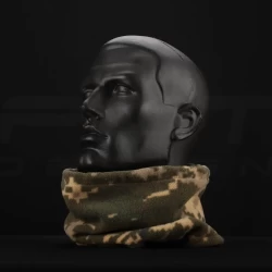 Бафф с утяжкой, шарф-труба флис Пиксель ВСУ