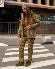 Куртка жіноча тактична Хантер Ріп-Стоп Хижак піксель G-0822