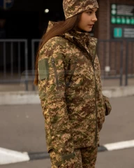 Куртка жіноча тактична Хантер Ріп-Стоп Хижак піксель G-0822