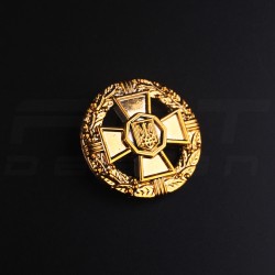 Беретний знак кокарда ДПСУ пластикова