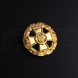 Беретный знак кокарда ДПСУ пластиковая