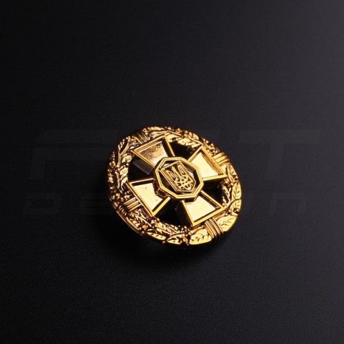 Беретный знак кокарда ДПСУ пластиковая