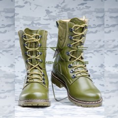 Берці тактичні зимові Преміум хутро бобра олива (розмір 46)