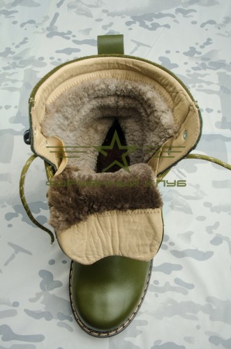 Берці тактичні зимові Преміум хутро бобра олива (розмір 46) 46 46