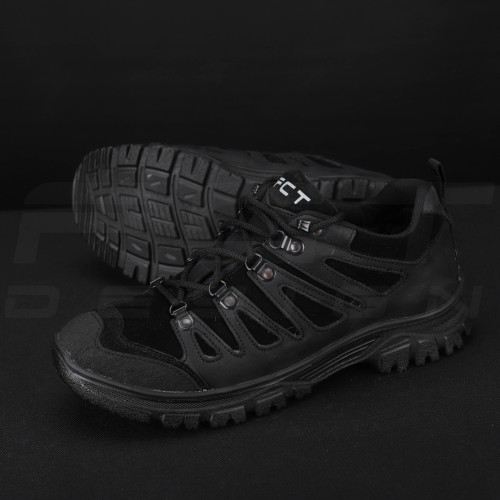 Кросівки тактичні зимові Вікінг шкіра Crazy Horse натуральне хутро чорні 38 38