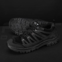 Кросівки тактичні зимові Вікінг шкіра Crazy Horse натуральне хутро чорні