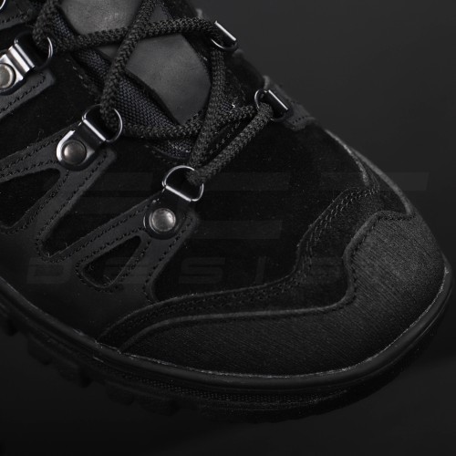 Кросівки тактичні зимові Вікінг шкіра Crazy Horse натуральне хутро чорні 38 38