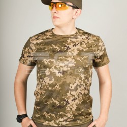 Футболка влагоотводная CoolMax пиксель ВСУ