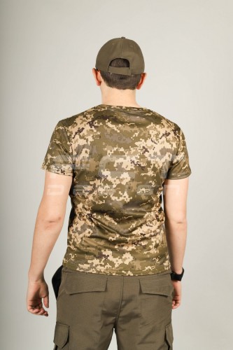 Футболка ЗСУ вологовідвідна CoolMax піксель ЗСУ 44 44