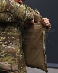 Куртка зимова 7 шар Синтепон водовідштовхувальний Мультикам