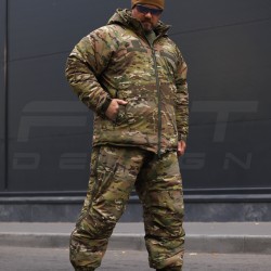 Куртка зимняя 7 слой Синтепон водоотталкивающий Мультикам